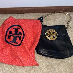Tory Burch Blk Leather Purse